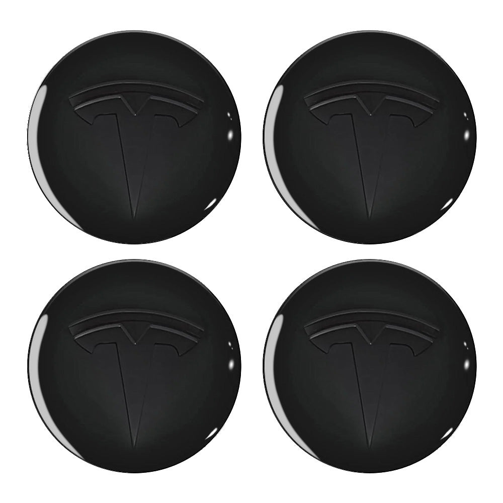 Tesla Logo 4 PCS Hubcaps Center Cover For Model 3 & Y