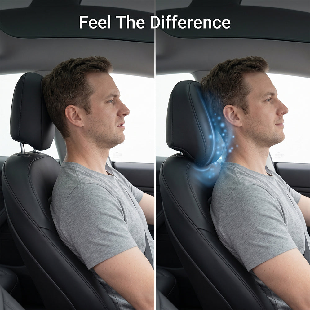 Model 3/ 3 Highland & Model Y/ Y Juniper Comfort Neck Headrest Upgrade Support Cushion