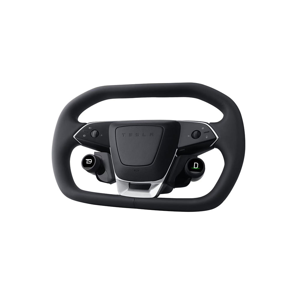 Model 3 Highland & Model Y Juniper Yoke / Cyber Steering Wheel featuring Smart LCD Display Knobs & PRND Control
