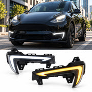 Model 3 / Y Switchback LED DRL Daytime Running Lights Front Bumper Light