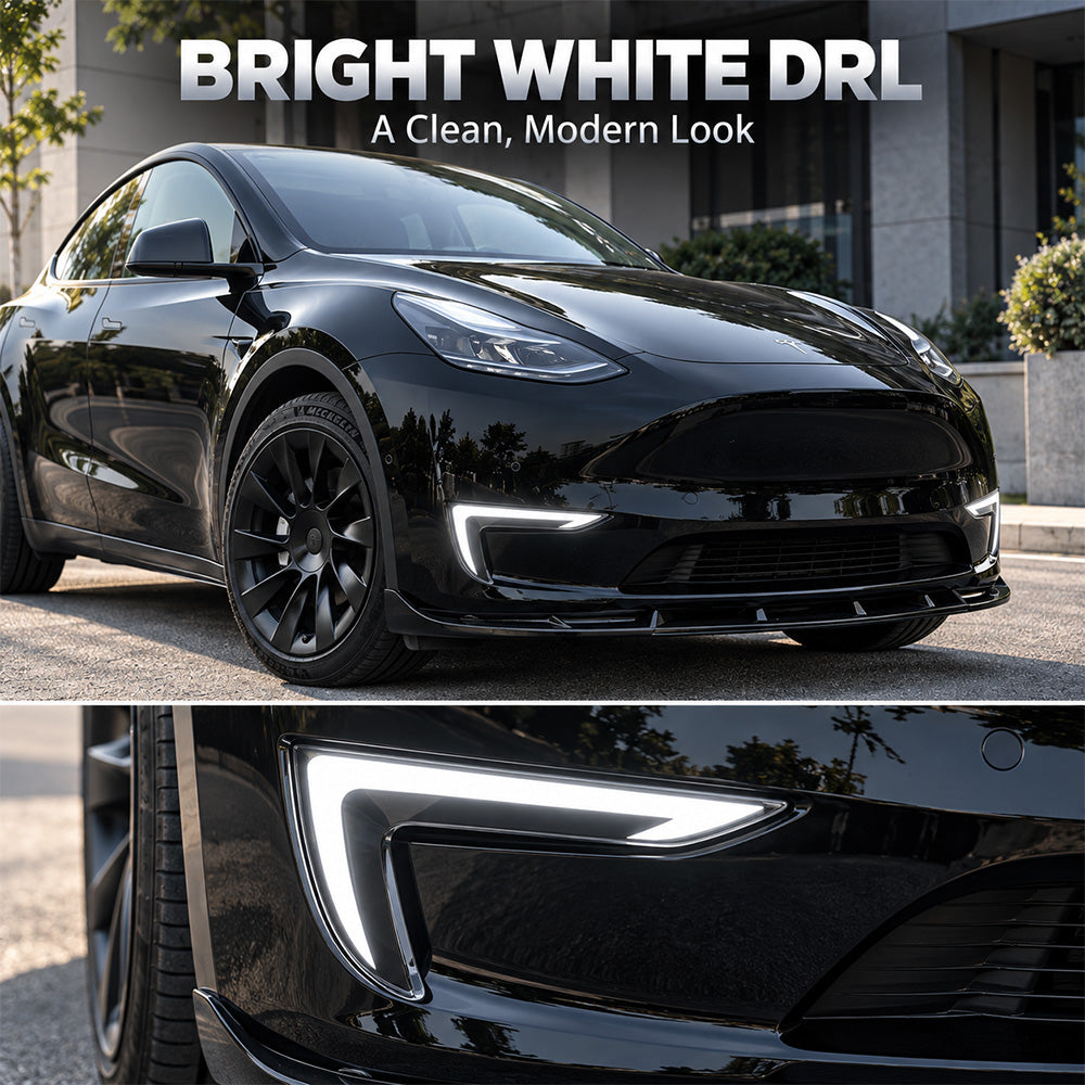 Model 3 / Y Switchback LED DRL Daytime Running Lights Front Bumper Light