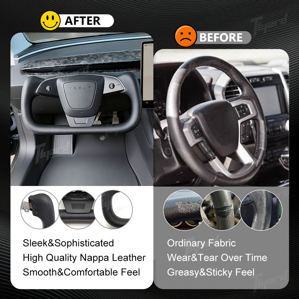 Model Y Juniper/3 Highland Yoke Steering Wheel 2.0 Steering Wheel Upgrade | Tlyard