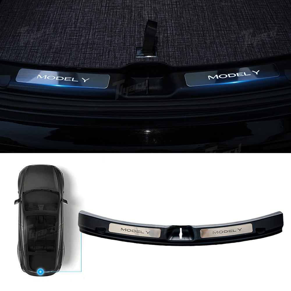 Model Y Juniper Illuminated Trunk LED Sill Trim for Trunk Interior Upgrade