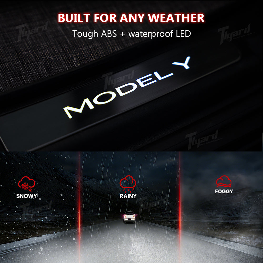 Model Y Juniper Illuminated Trunk LED Sill Trim for Trunk Interior Upgrade