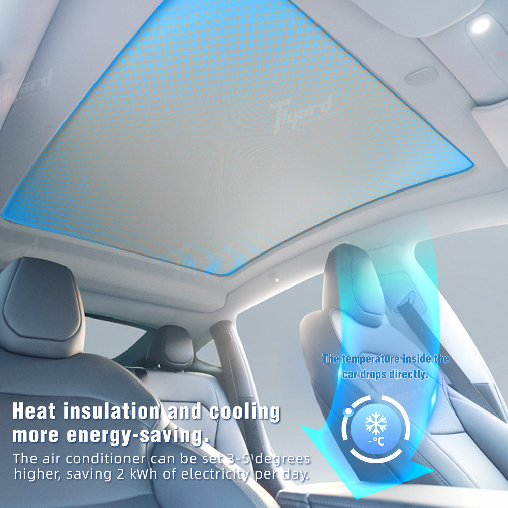 Model Y Juniper Voice Control Electric Sunshade - Intelligent Heat Insulated Retractable Roof Blind