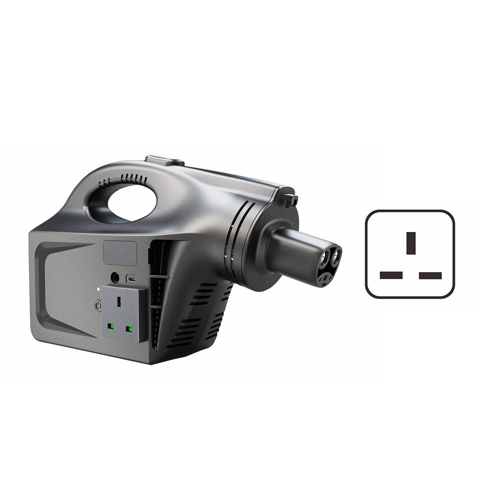 Tesla V2L Discharge Device 2KW/4KW for Tesla 3/Y/X/S Portable EV Power Outlet with EU/UK/US Standard Socket