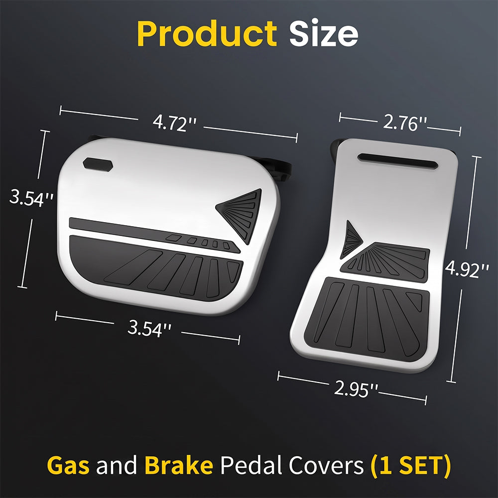 Performance Brake & Accelerator Pedal Covers for Tesla Model 3/ 3 Highland/ Y/ Y Juniper