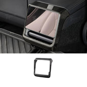 Real Carbon Fiber Rear Screen & Air Vent Outlet Cover Trim for Model Y Juniper & Model 3 Highland