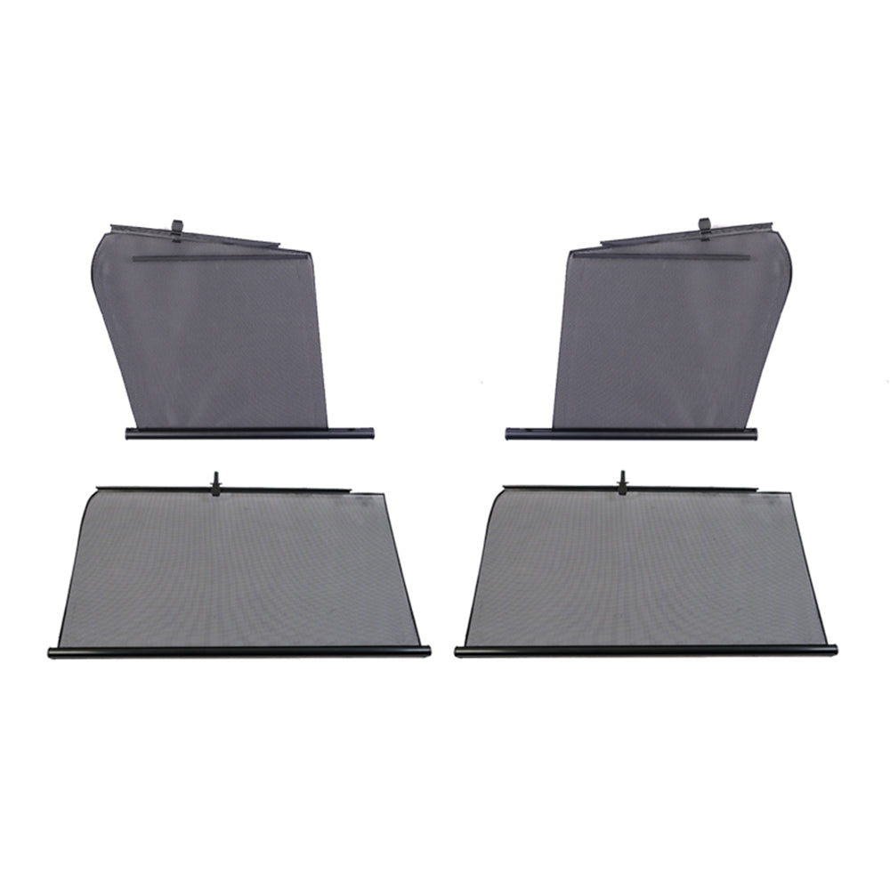 Retractable Side Window Privacy Sunshades for Tesla Model 3/Y/X/S Heat Insulation Curtains Set | Tlyard