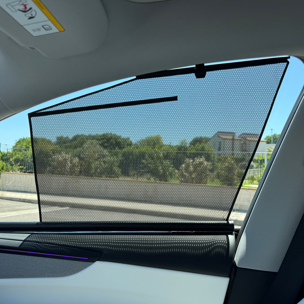 Retractable Side Window Privacy Sunshades for Tesla Model 3/Y/X/S Heat Insulation Curtains Set | Tlyard