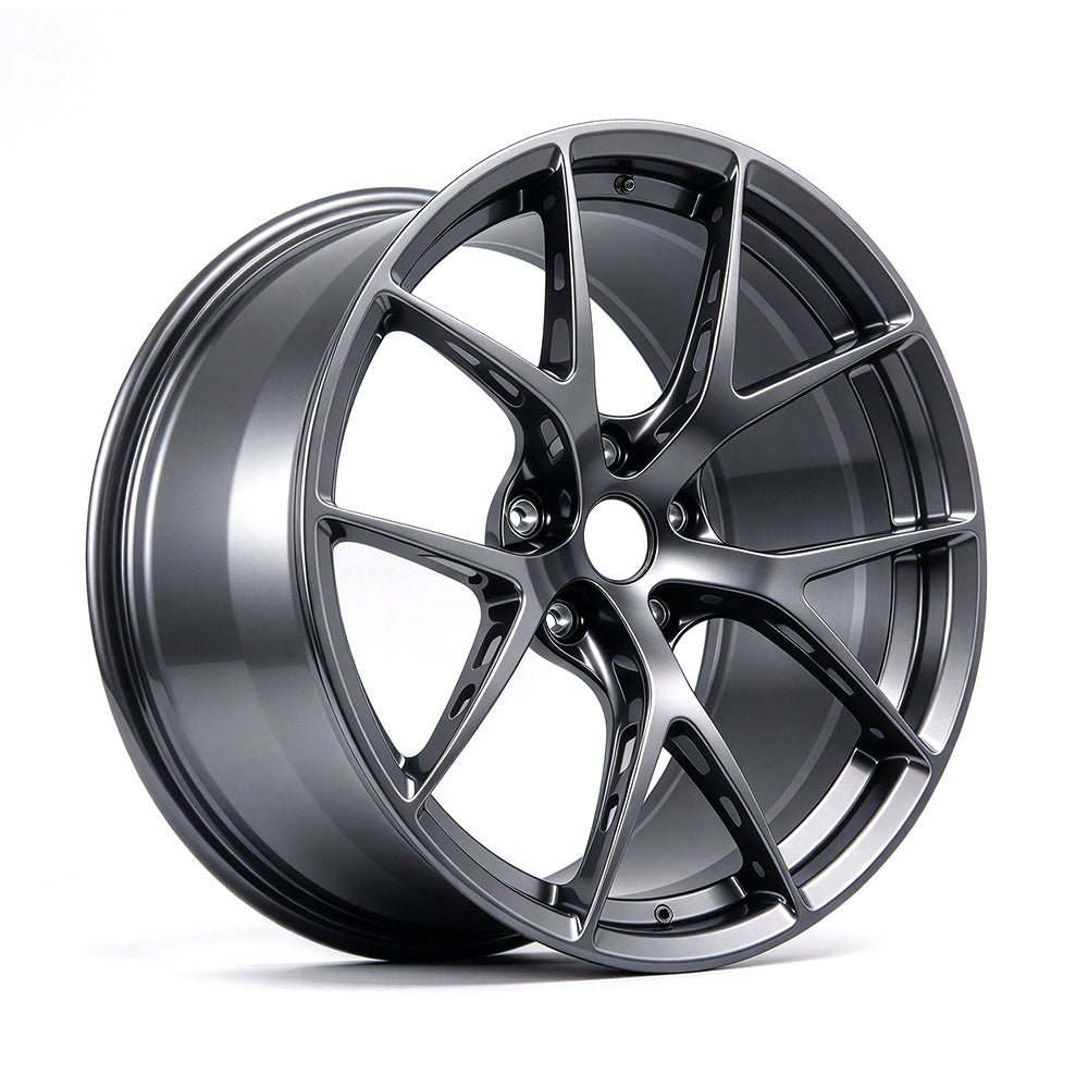 Satin Gray TLS-08 forged wheel for Tesla Model X and Model S