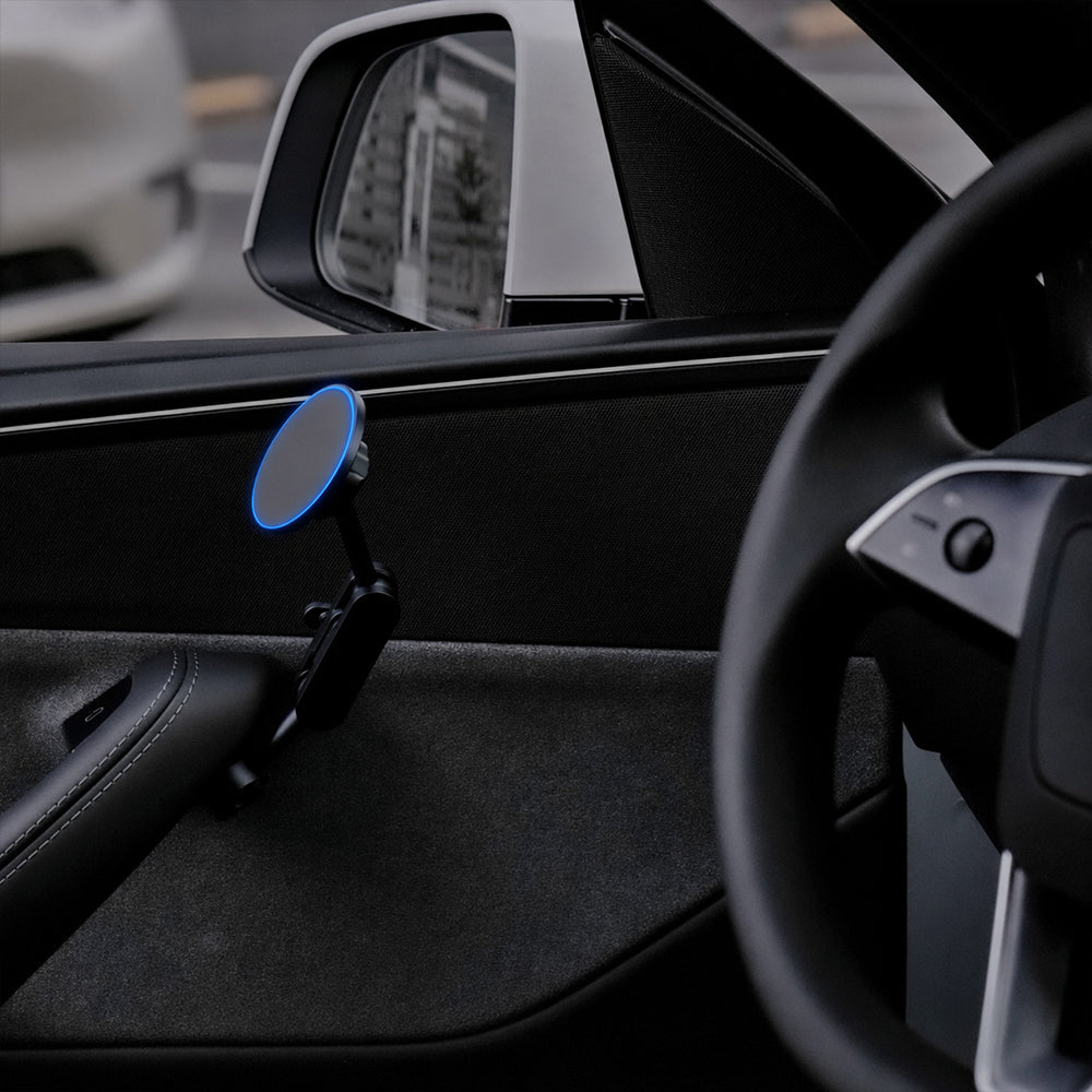 Side Door Frame MagSafe Phone Mount for Tesla Model 3/3 Highland & Y/YJuniper