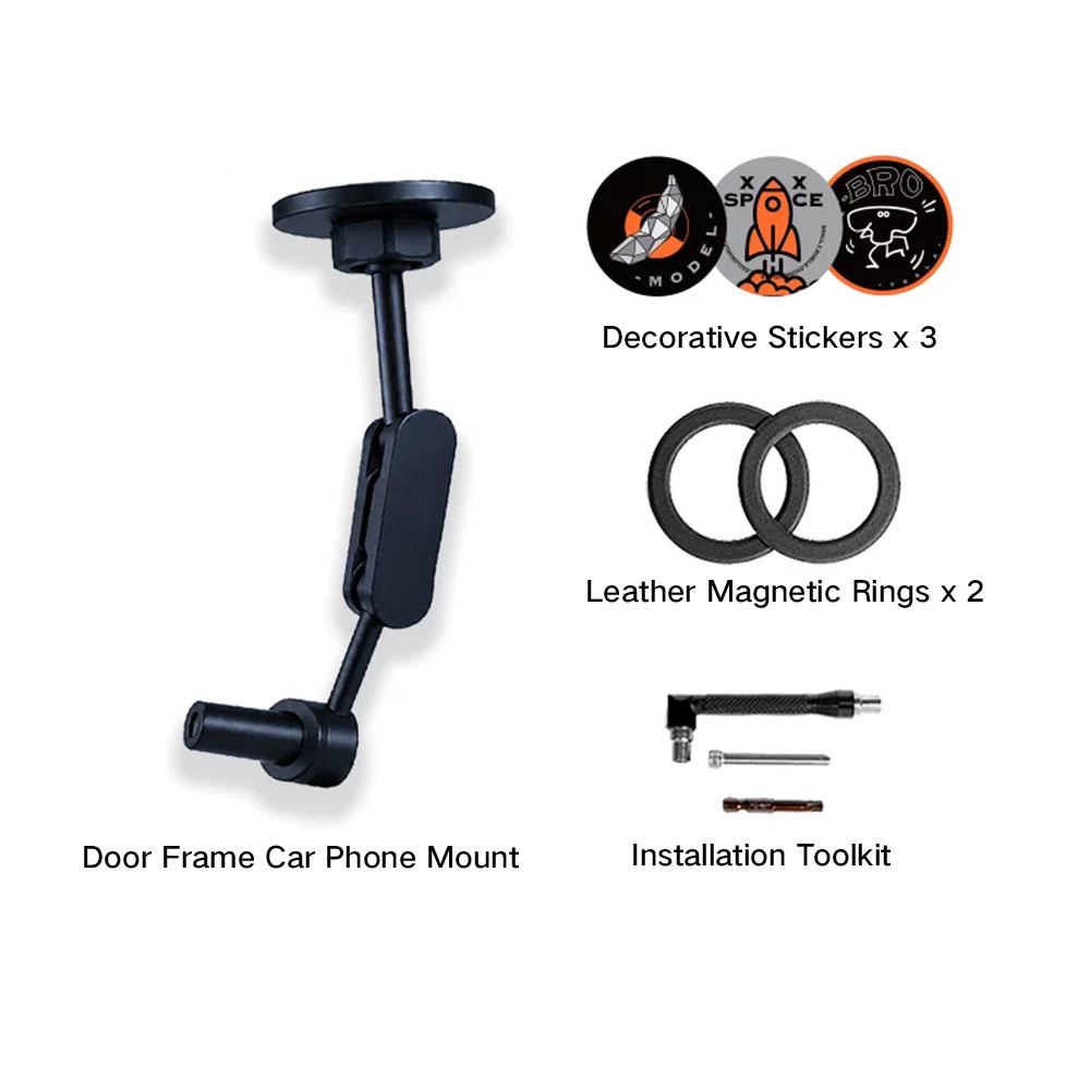 Side Door Frame MagSafe Phone Mount for Tesla Model 3/3 Highland & Y/YJuniper