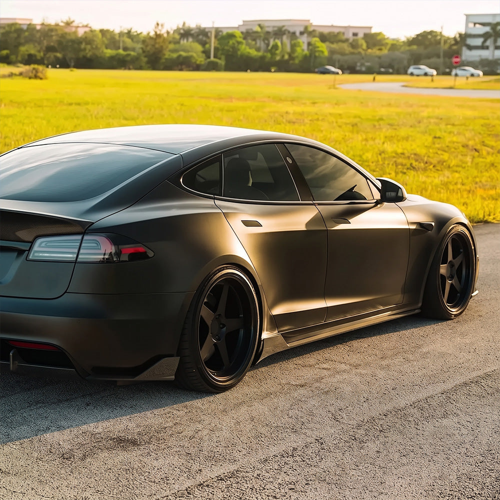 TLA-02 Model 3 / 3 Highland 18"-20" Deep-Lip 5-Spoke Custom Forged Wheels | Tlyard®