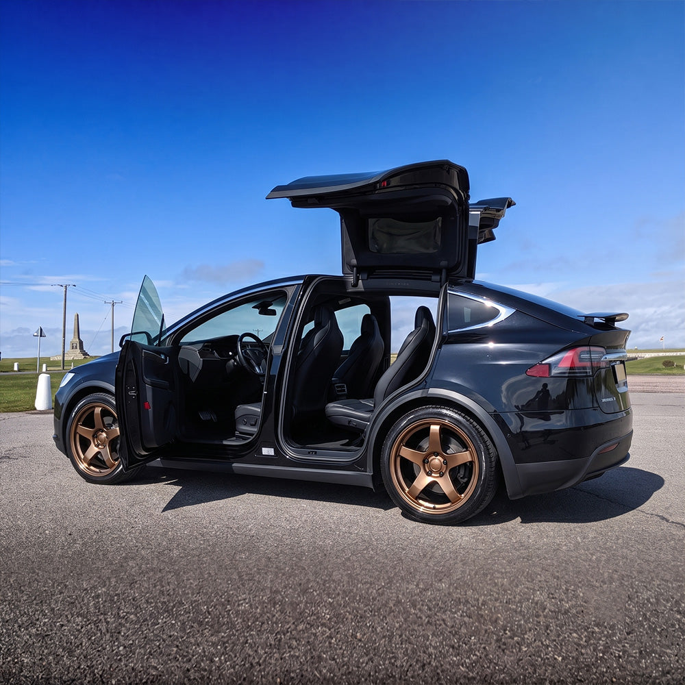 TLA-02 Model X / S 19"-22" Deep-Lip 5-Spoke Custom Forged Wheels | Tlyard®