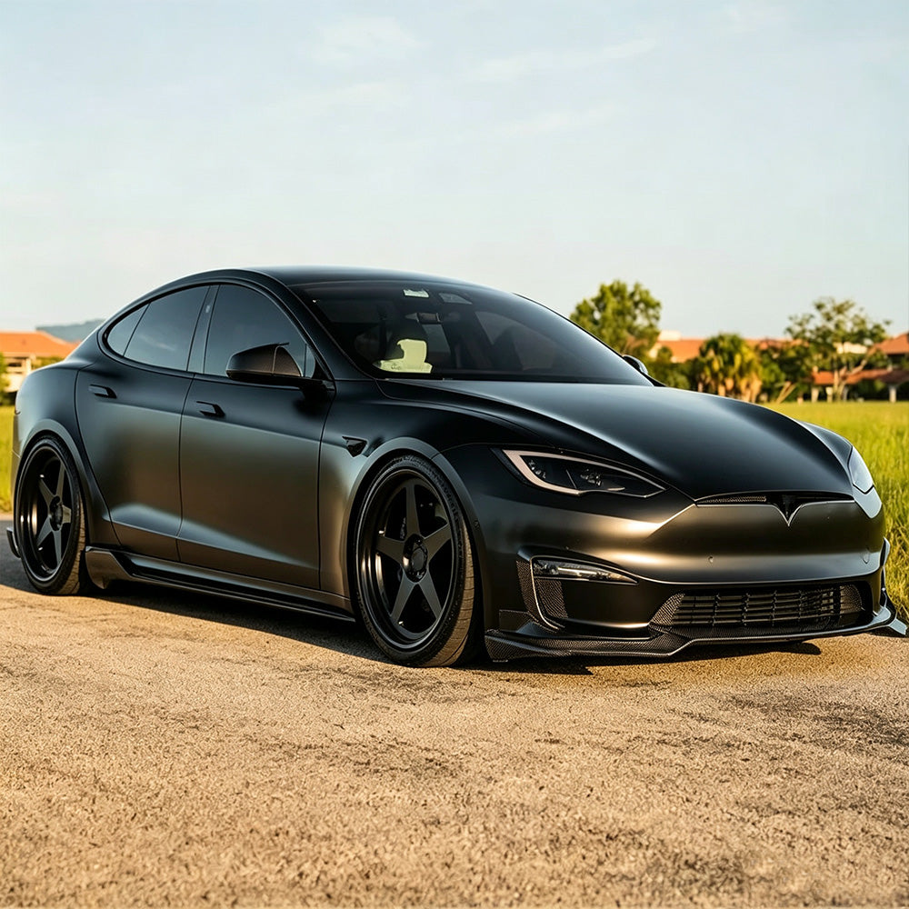 TLA-02 Model Y / Y Juniper 19"-21" Deep-Lip 5-Spoke Custom Forged Wheels | Tlyard®