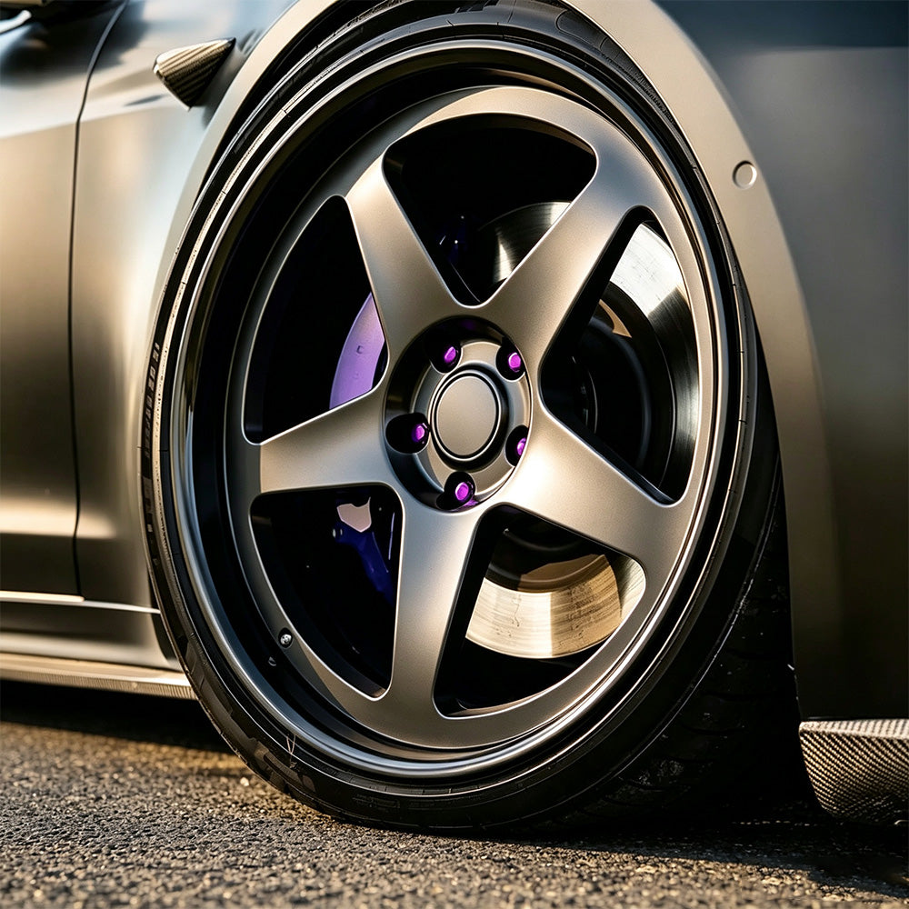 TLA-02 Model Y / Y Juniper 19"-21" Deep-Lip 5-Spoke Custom Forged Wheels | Tlyard®