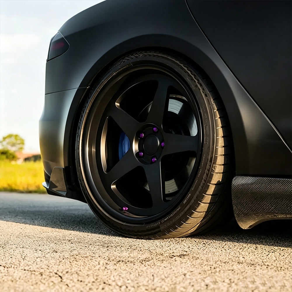 TLA-02 Model Y / Y Juniper 19"-21" Deep-Lip 5-Spoke Custom Forged Wheels | Tlyard®
