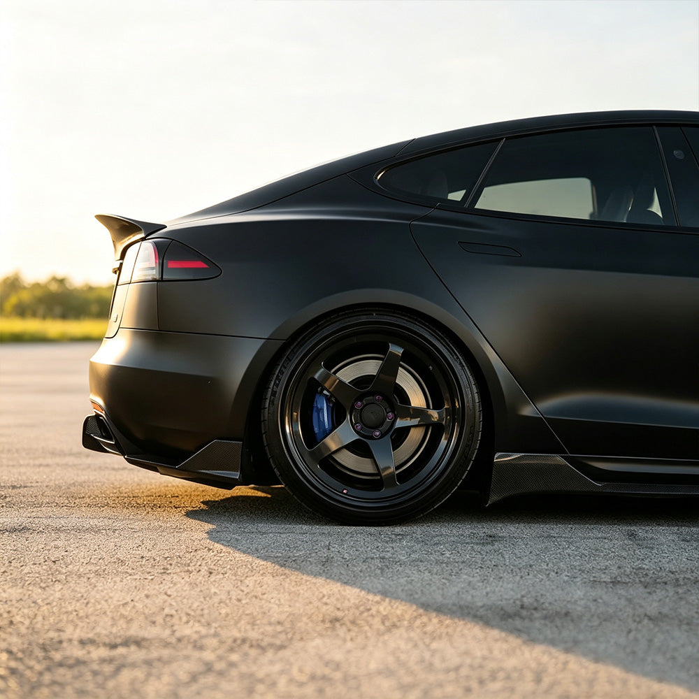 TLA-02 Model Y / Y Juniper 19"-21" Deep-Lip 5-Spoke Custom Forged Wheels | Tlyard®