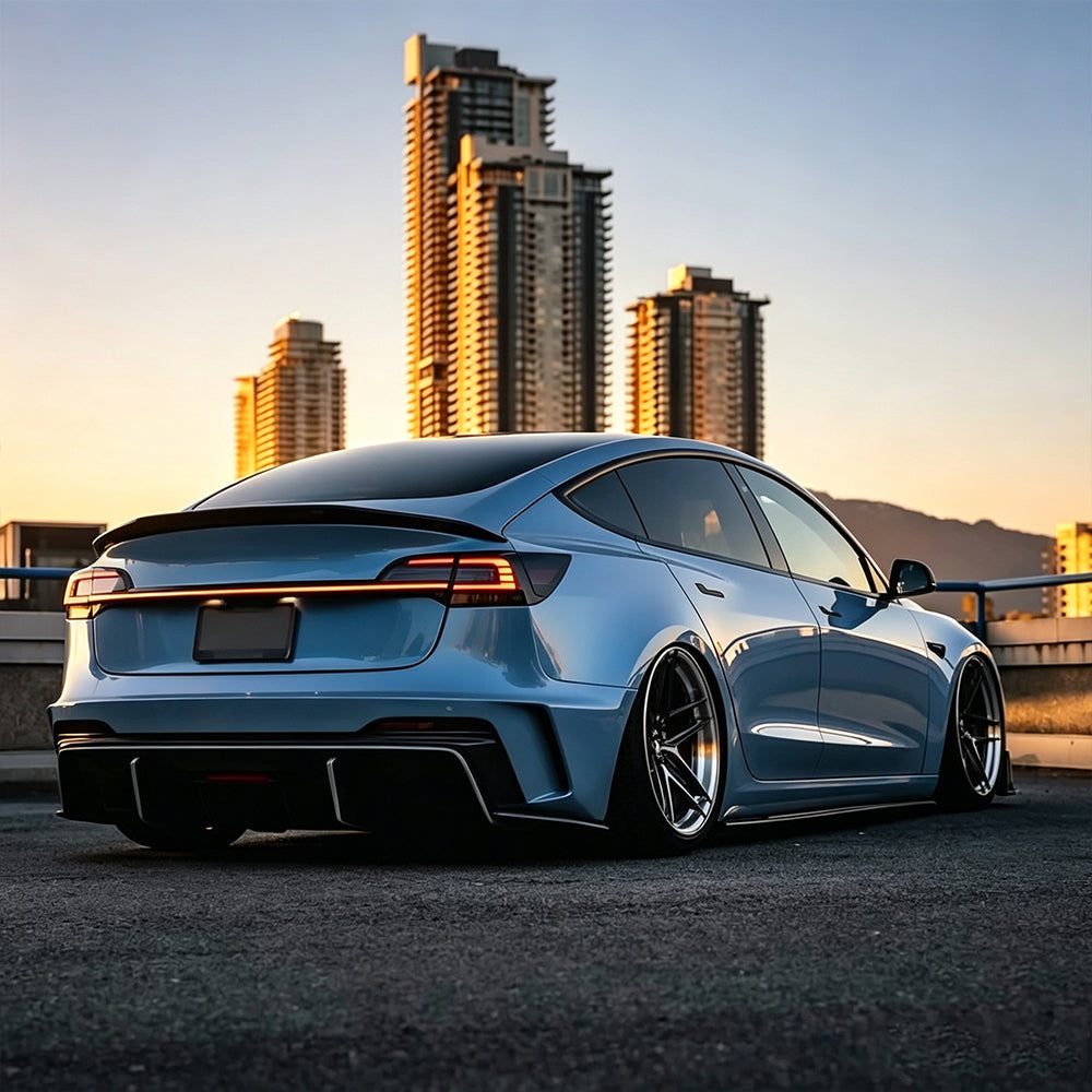 TLF-02 Model 3 / 3 Highland 18"-20" 2-Piece Modular Custom Forged Wheels | Tlyard®