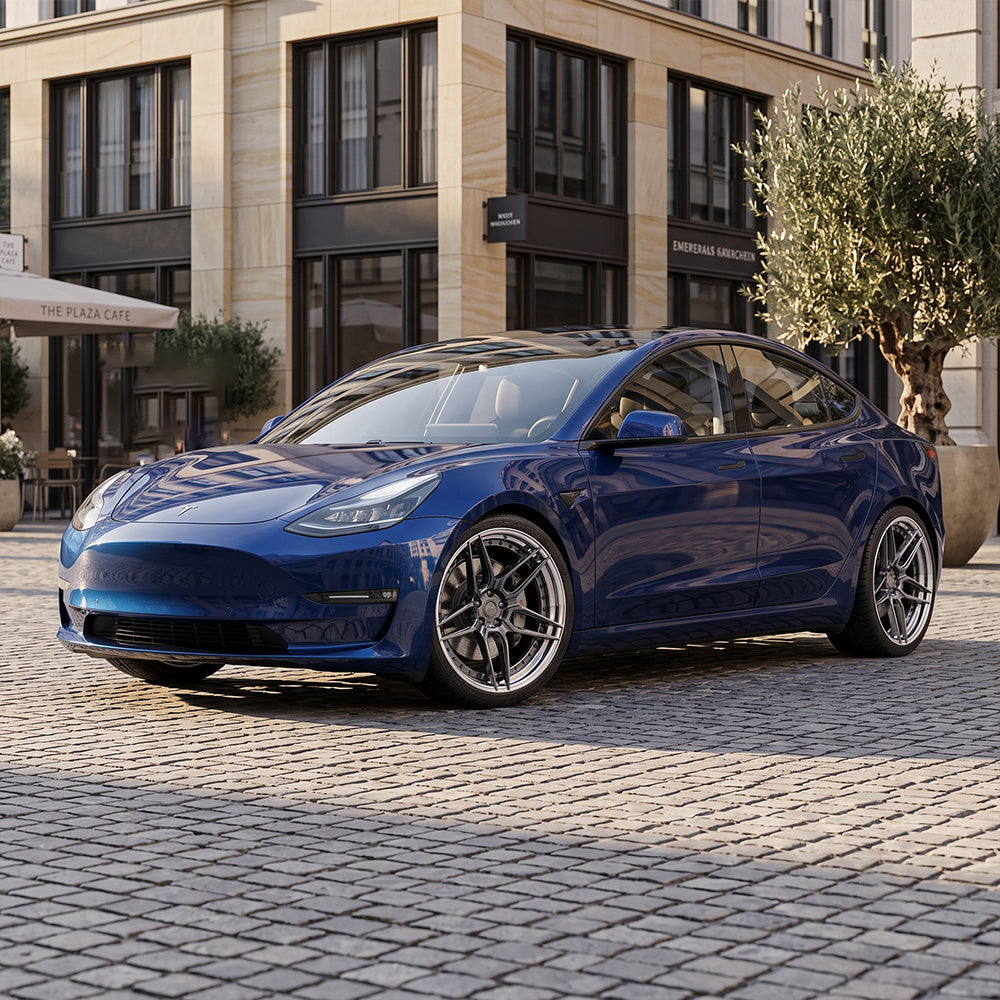 TLF-02 Model Y / Y Juniper 19"-21" 2-Piece Modular Custom Forged Wheels | Tlyard®