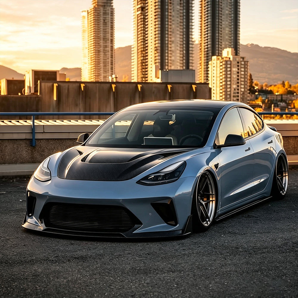 TLF-02 Model Y / Y Juniper 19"-21" 2-Piece Modular Custom Forged Wheels | Tlyard®