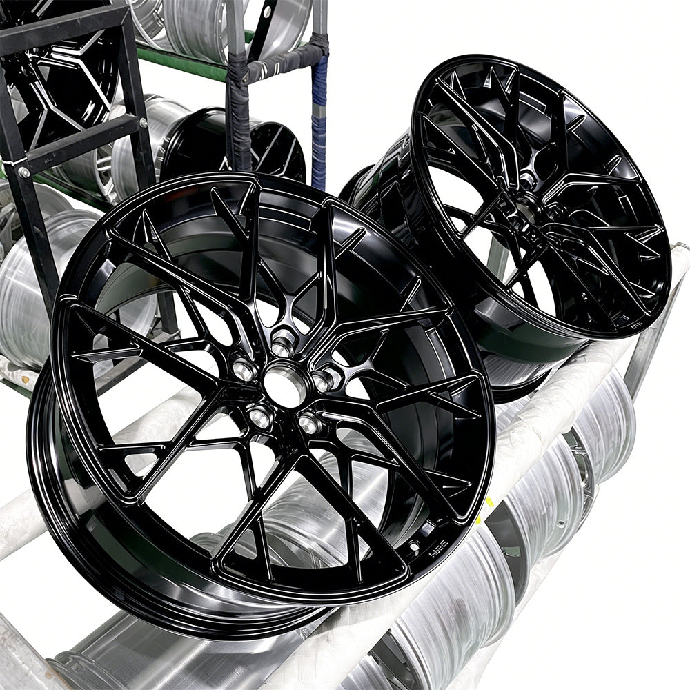 TLS-04 Model X / S 19"-22" Track-Spec Y-Spoke Custom Forged Wheels | Tlyard®