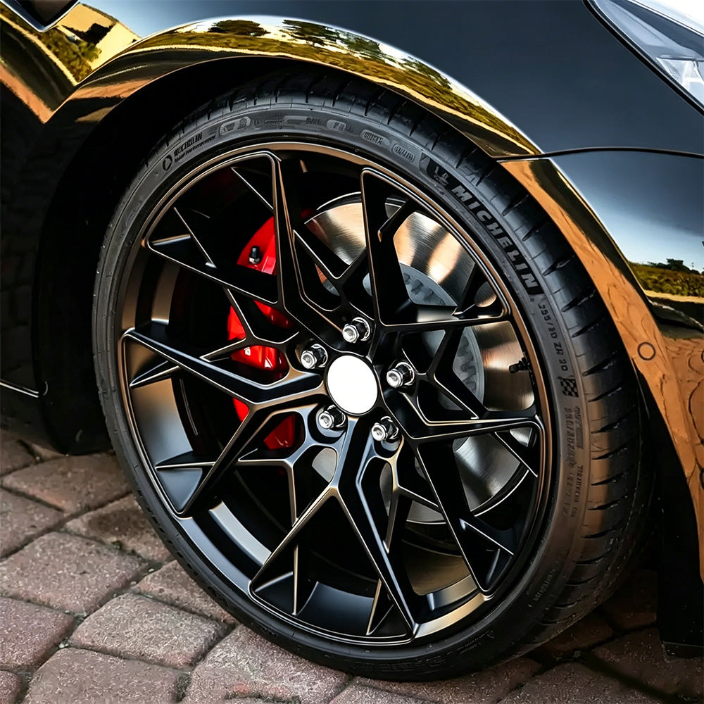 TLS-04 Model Y / Y Juniper 19"-21" Track-Spec Y-Spoke Custom Forged Wheels | Tlyard®