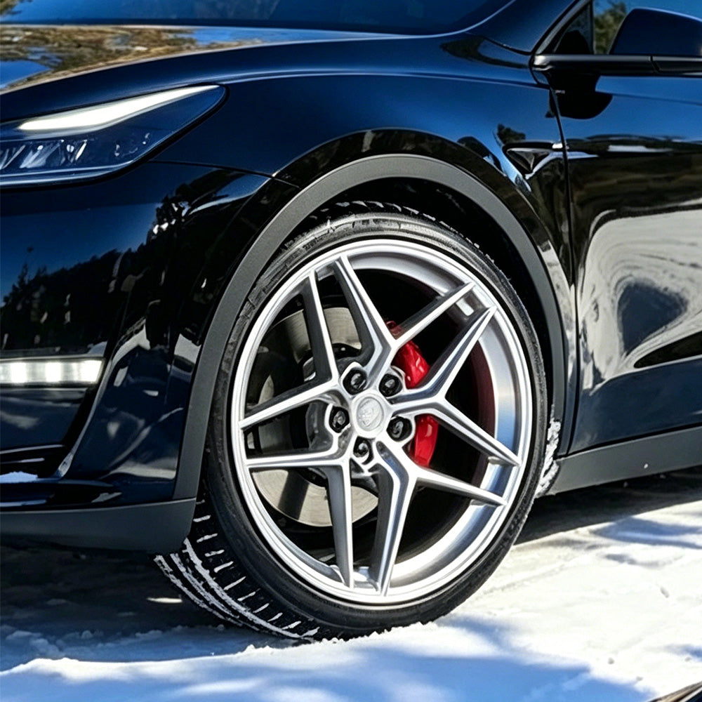 TLS-05 Model X / S 19"-22" Performance Split 5-Spoke Custom Forged Wheels | Tlyard®