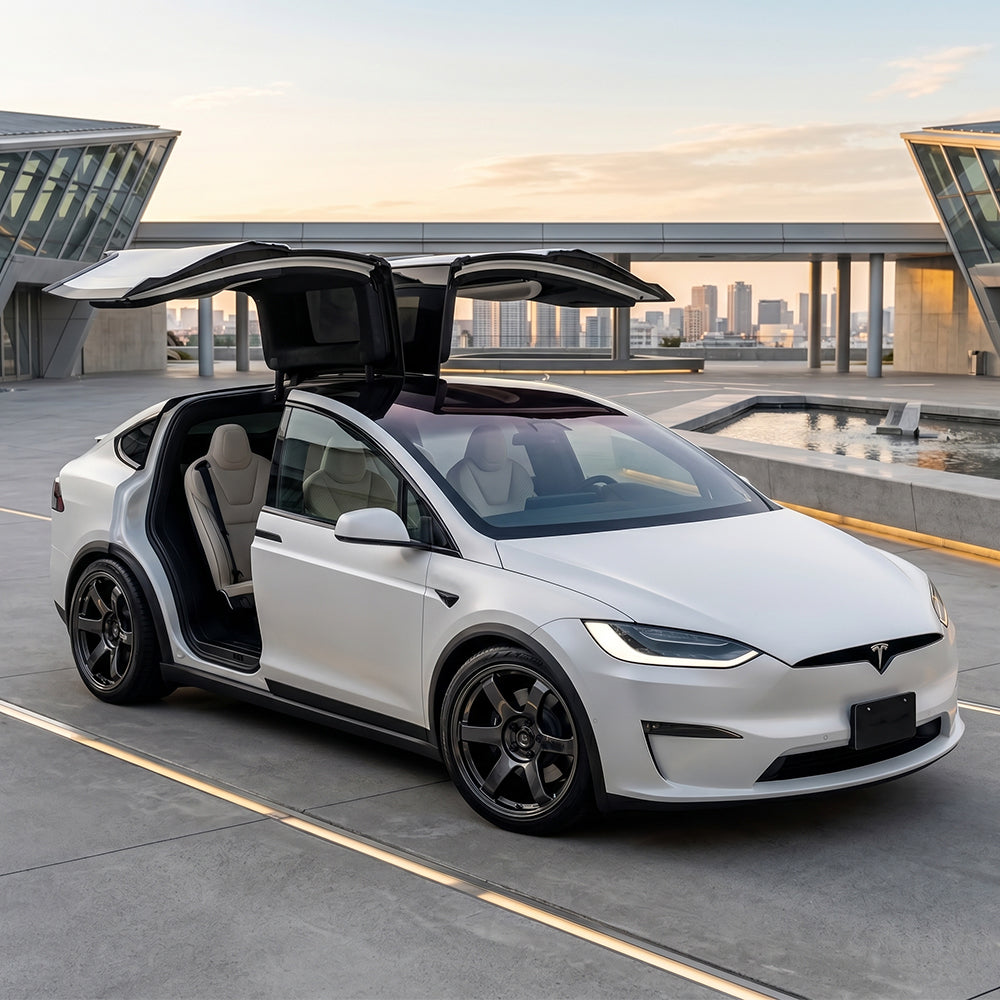 TLS-07 Model X / S 19"-22" JDM-Spec 6-Spoke Custom Forged Wheels | Tlyard®