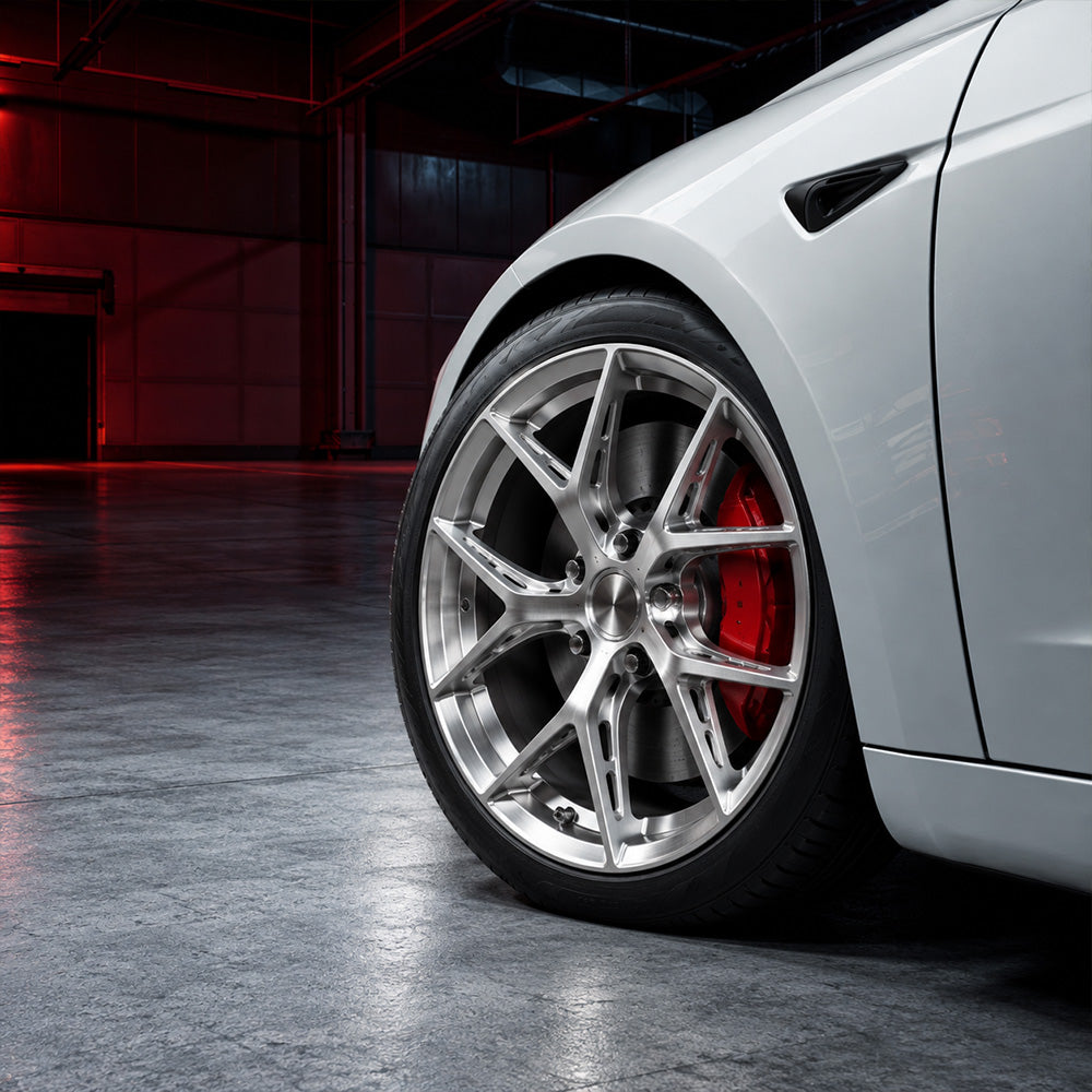 TLS-08 forged wheel studio close-up