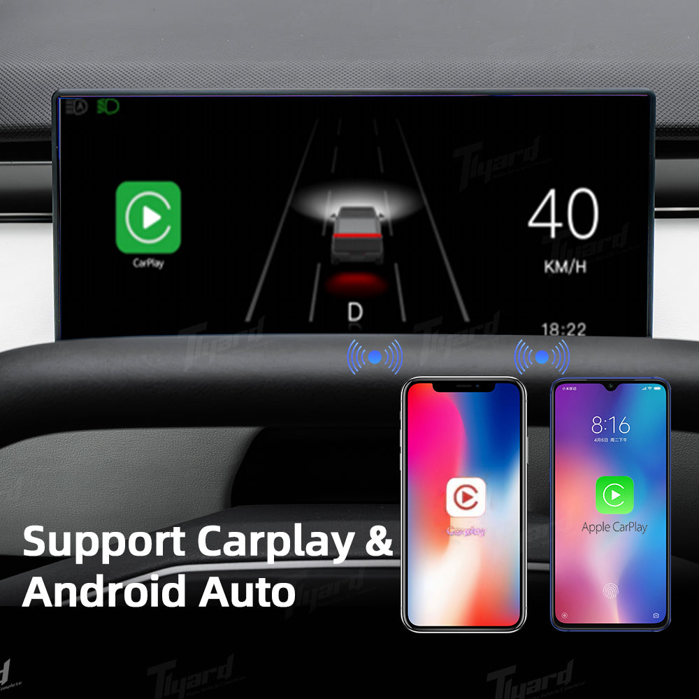 Tesla Cybertruck 8.9-Inch Dashboard Screen Carplay Touch Screen Display with Android Auto | Tlyard