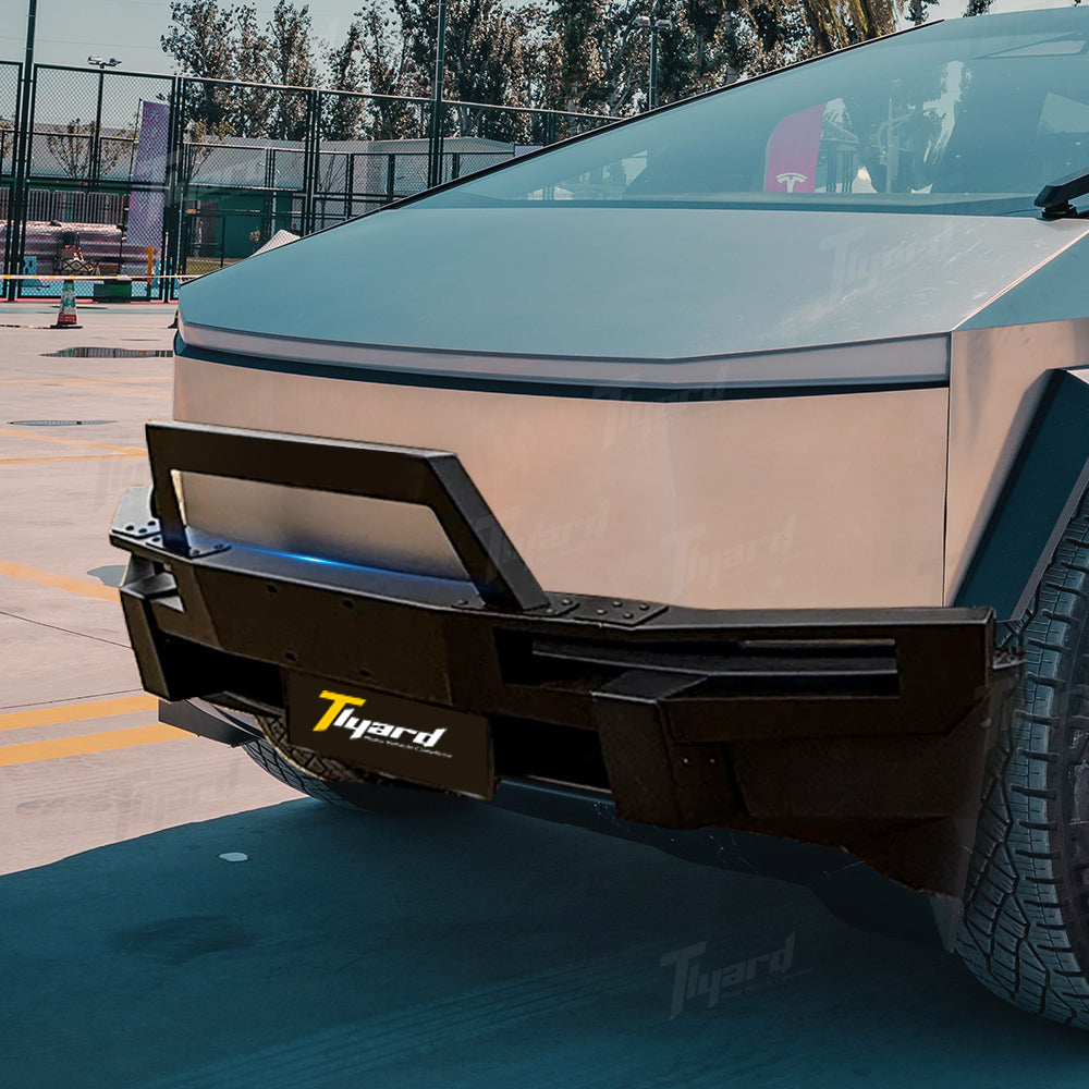 Tesla Cybertruck Front Bumper Guard Steel Bull Bar for Off-Road Upgrade | Tlyard
