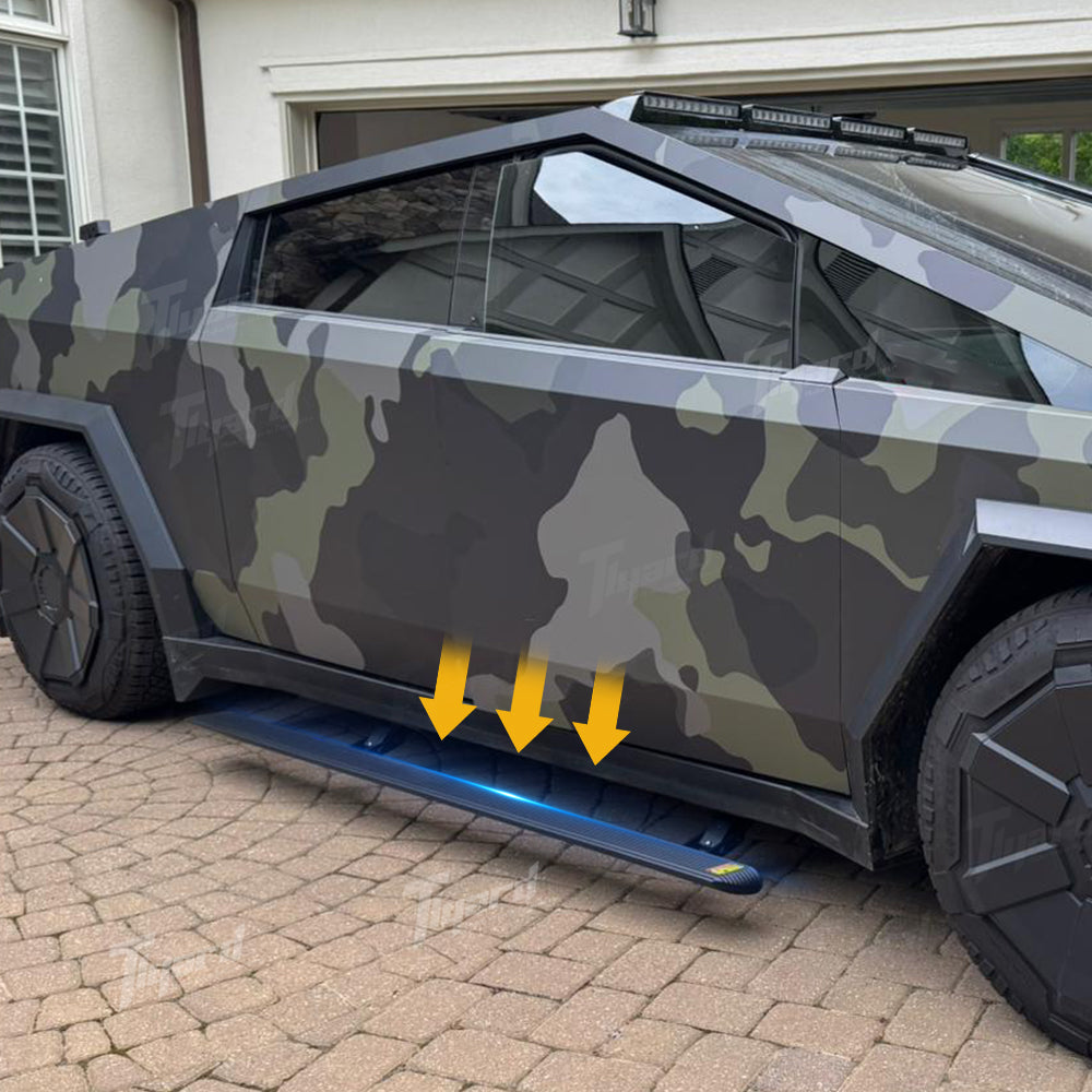 Tesla Cybertruck Power Retractable Running Board Electric Automatic Side Steps for Cybertruck | Tlyard