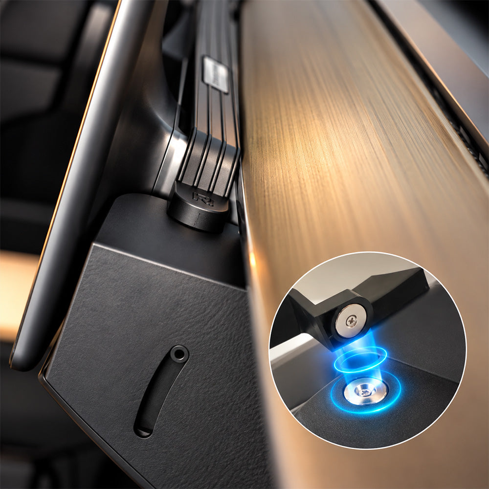 Tesla Model 3 & Model Y Under Screen Hidden Storage Tray with LED Light (2017-2026+)