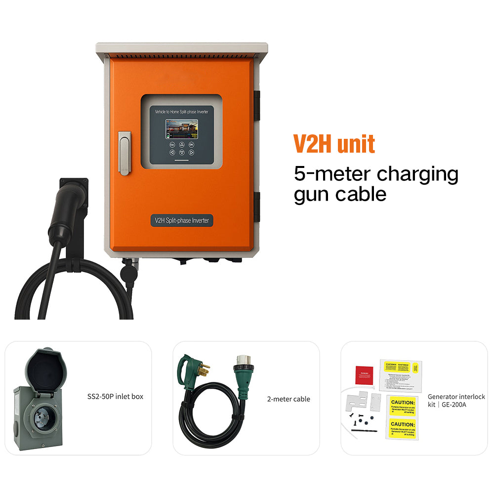 Tesla V2H Inverter | 6600W Vehicle to Home Split-Phase Power Station