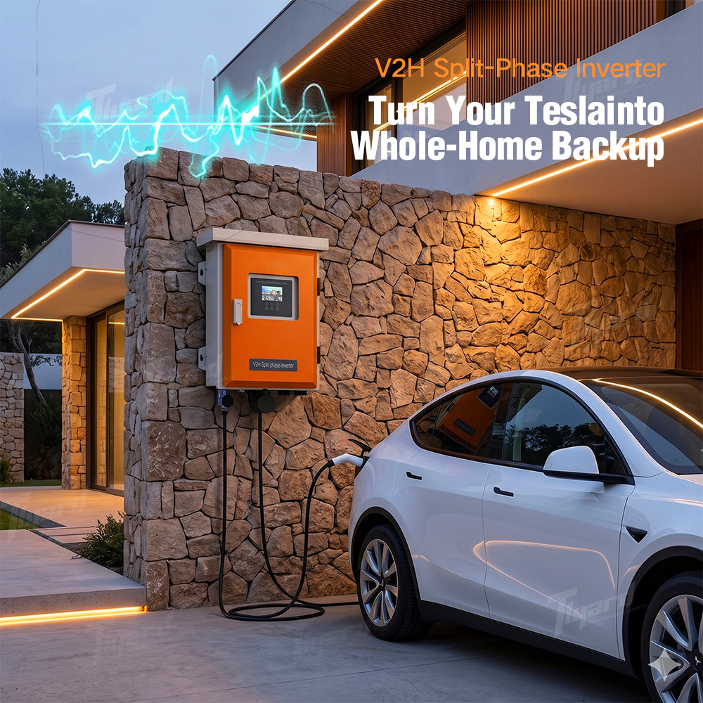 Tesla V2H Inverter | 6600W Vehicle to Home Split-Phase Power Station