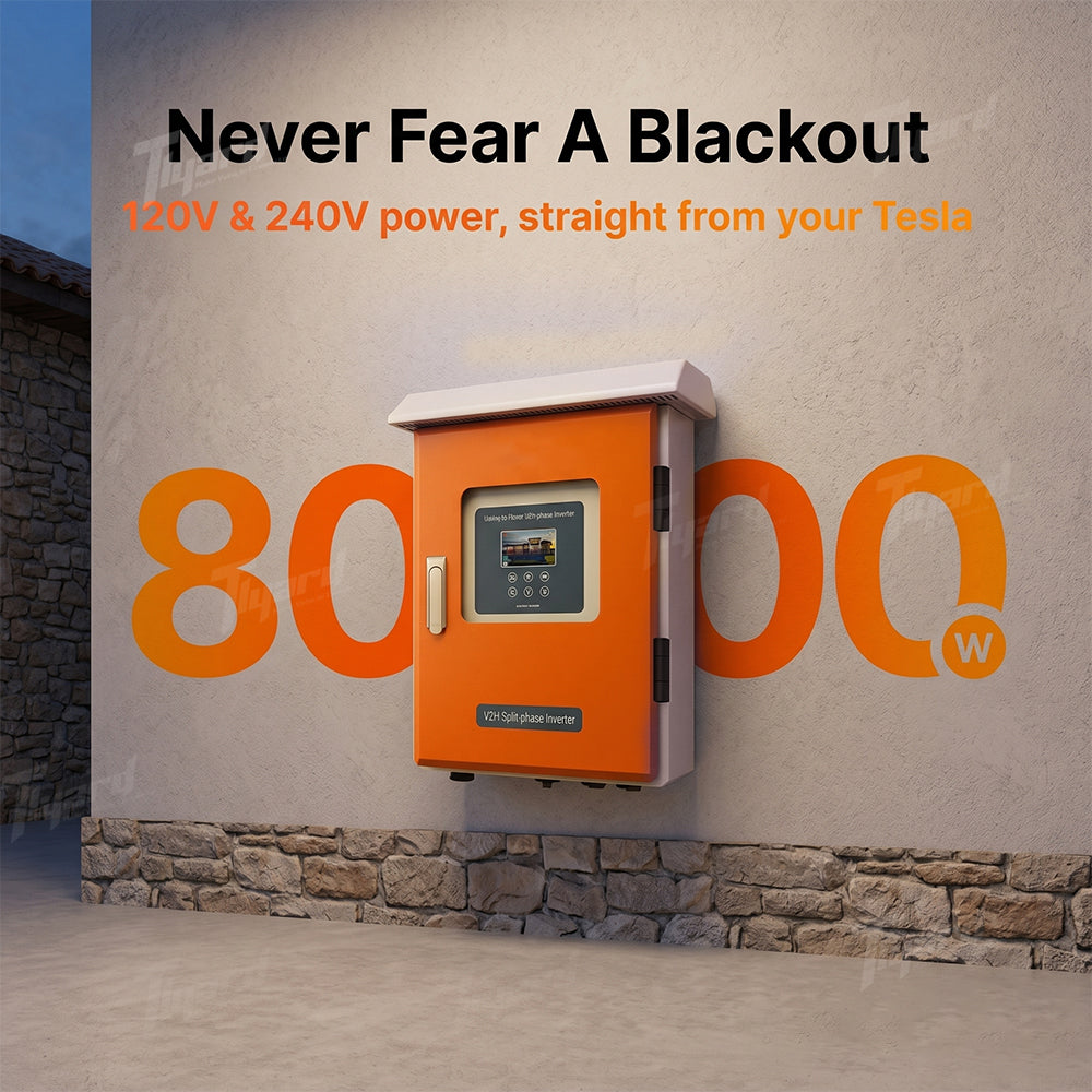 Tesla V2H Inverter | 6600W Vehicle to Home Split-Phase Power Station
