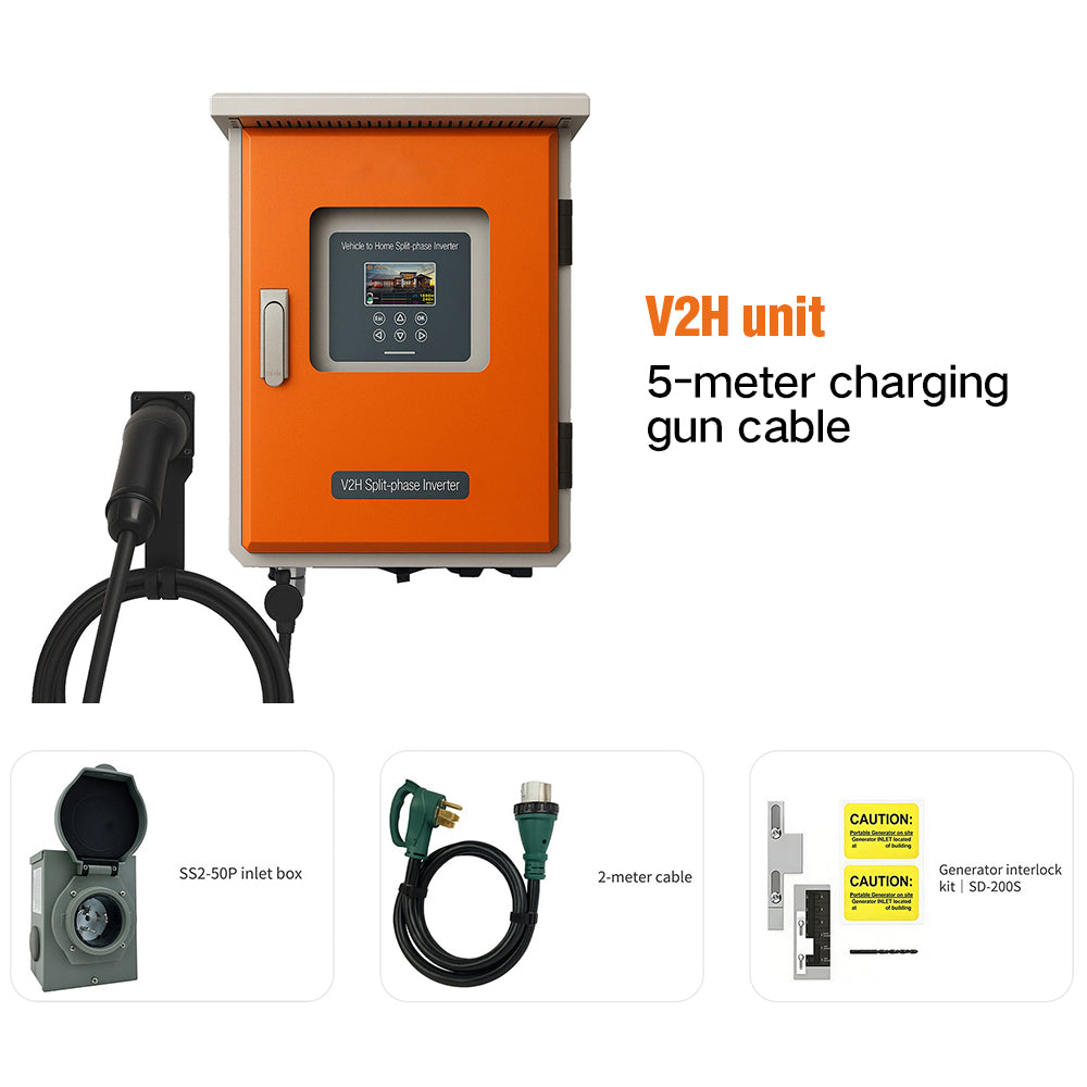Tesla V2H Inverter | 6600W Vehicle to Home Split-Phase Power Station