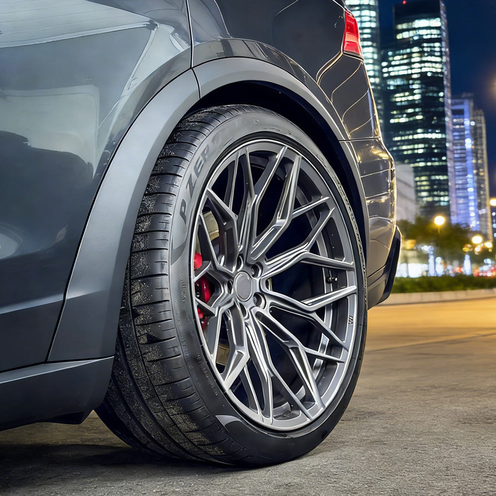 Thorn Series Wheels for Tesla Model X & Model S 19"-22" Set of 4 | Tlyard Fully Forged Deep Concave