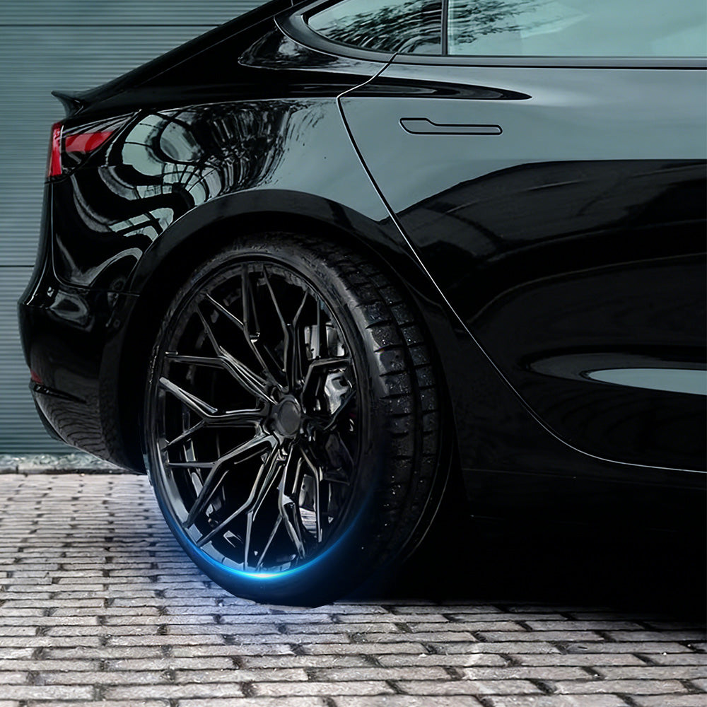 Thorn Series Wheels for Tesla Model X & Model S 19"-22" Set of 4 | Tlyard Fully Forged Deep Concave