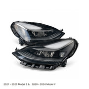 Tlyard Front LED Headlight OEM Replacement Model 3 (2021-2023) & Model Y (2020-2024) | 1514952 1514953