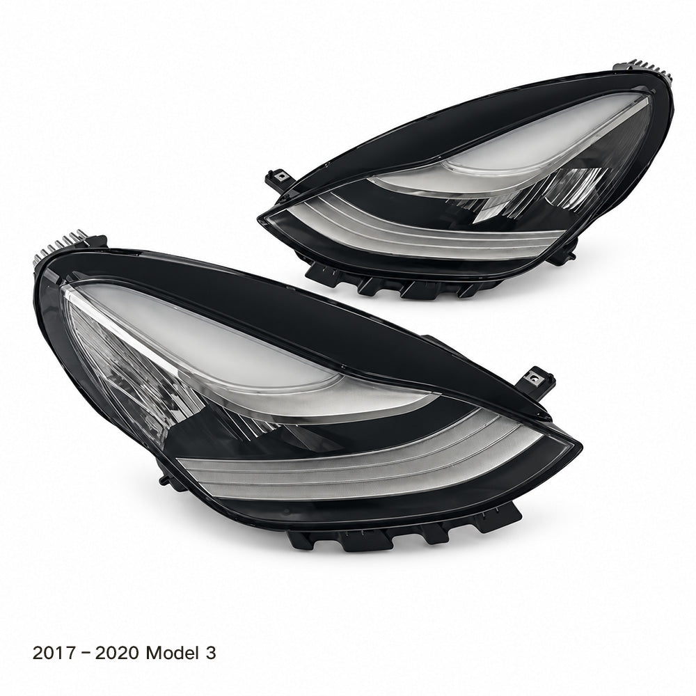 Tlyard Front LED Headlight OEM Replacement for Tesla Model 3 (2017-2020) | 1077375 1077376