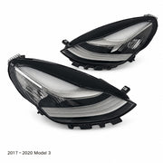 Tlyard Front LED Headlight OEM Replacement for Tesla Model 3 (2017-2020) | 1077375 1077376
