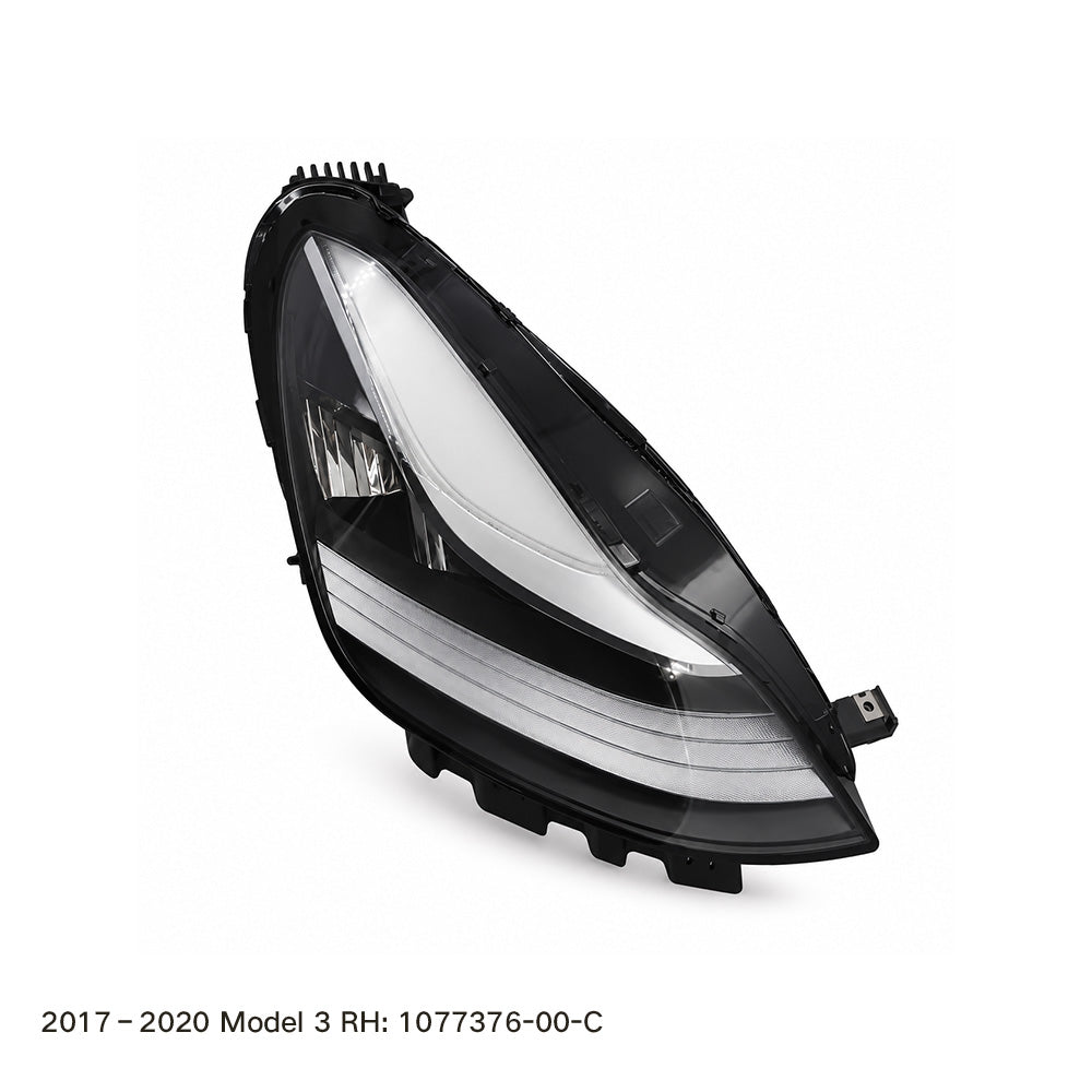 Tlyard Front LED Headlight OEM Replacement for Tesla Model 3 (2017-2020) | 1077375 1077376