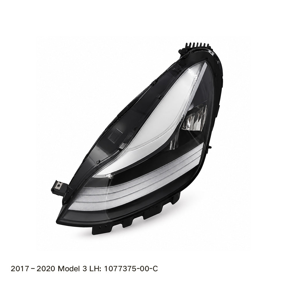 Tlyard Front LED Headlight OEM Replacement for Tesla Model 3 (2017-2020) | 1077375 1077376