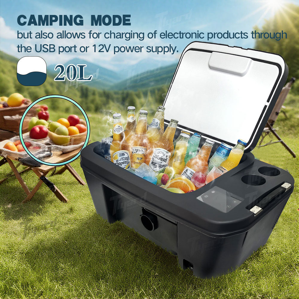 Tlyard Model Y/Model Y Juniper 20L Frunk Fridge Portable Car Refrigera