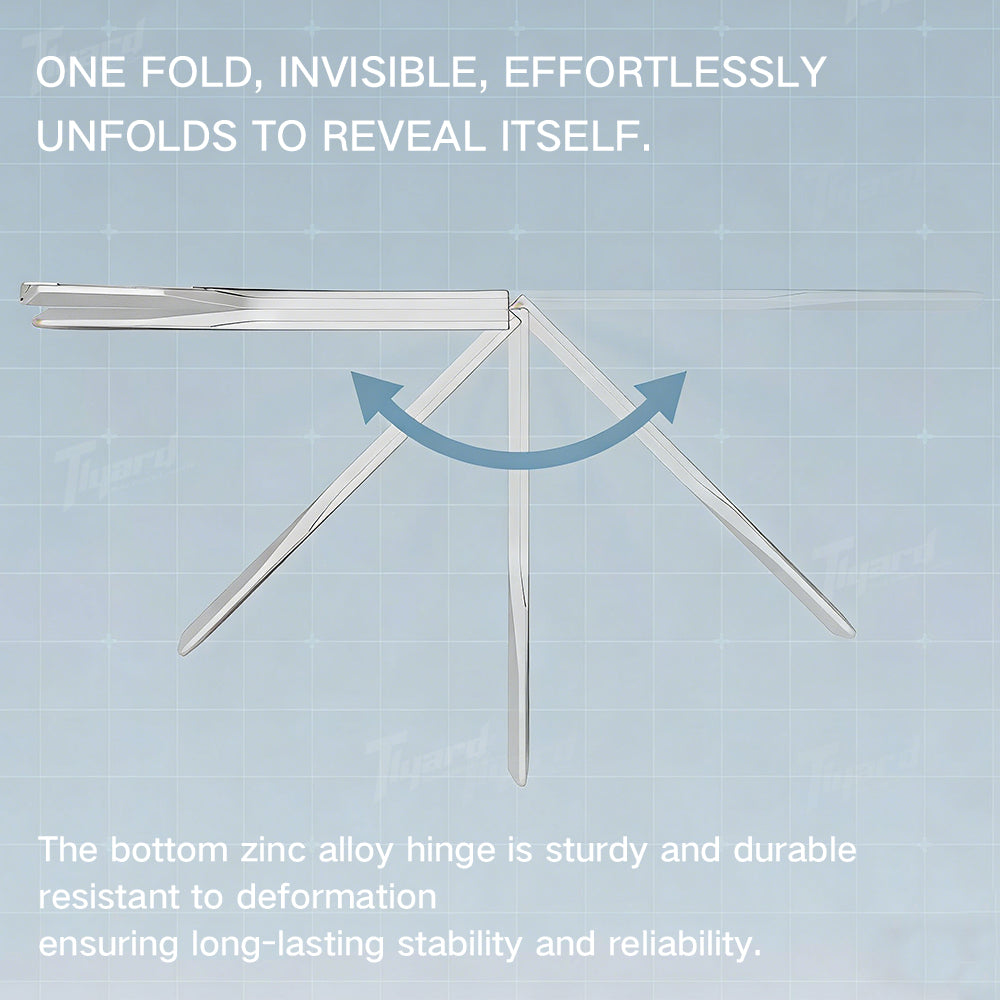 Tlyard Multifunctional Folding Car Tray Desk for Tesla Model 3/Y/S/X/Cybertruck – Portable Laptop Table & Dining Tray for Driver & Passenger