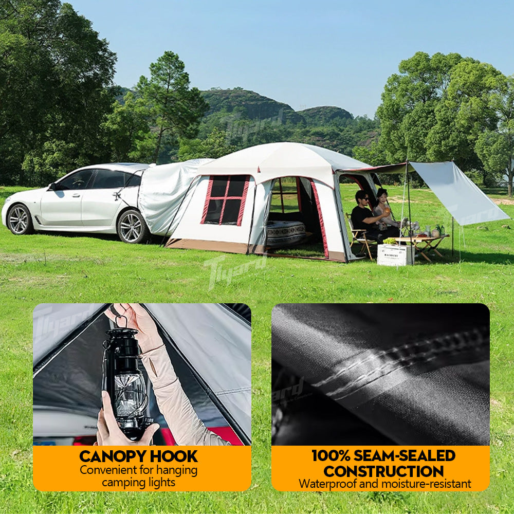 Tlyard Tesla Camping Suite: All-Weather SUV Rear Extension Tent