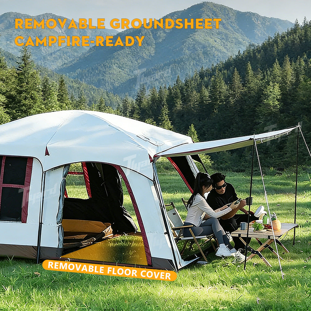 Tlyard Tesla Camping Suite: All-Weather SUV Rear Extension Tent